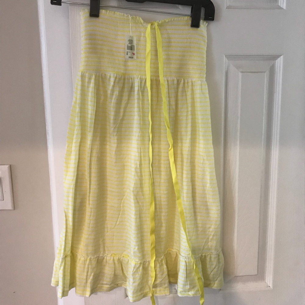 PINK Victoria Secret small yellow dress or coverup